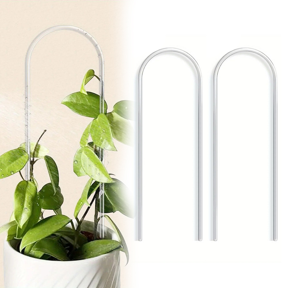 Indoor Herb Garden - 2pcs อะคริลิค U-รูปพืช Rack สไตล์พืชปีนเขากรอบยืนสําหรับในร่ม Vines