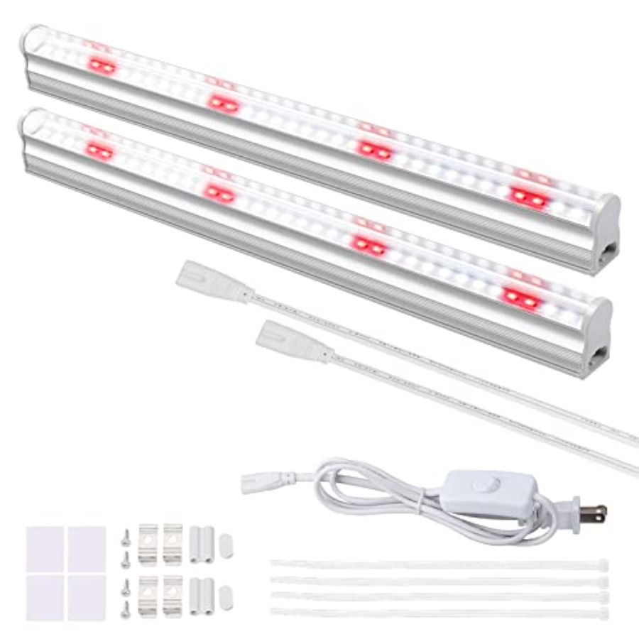 Grow Light Led - แถบไฟ LED สำหรับปลูกพืชในร่ม, หลอดไฟปลูกพืชแบบแสงแดดเต็มสเปกตรัม สำหรับชั้นวางปลูกพืชในโรงเรือน