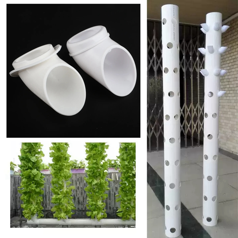 Seed Starter Tray - DIY สวนระเบียง Veg ปลูกหม้อเรือนกระจกแนวตั้ง Tower Planter