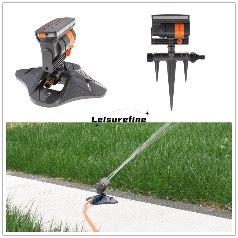 Trowel Garden Tools - สปริงเกอร์รดน้ำสวนอัตโนมัติ ปรับแรงดันน้ำได้ ครอบคลุมพื้นที่กว้าง ระบบให้น้ำแบบหมุน สำหรับสนามหญ้า สวนกลางแจ้ง