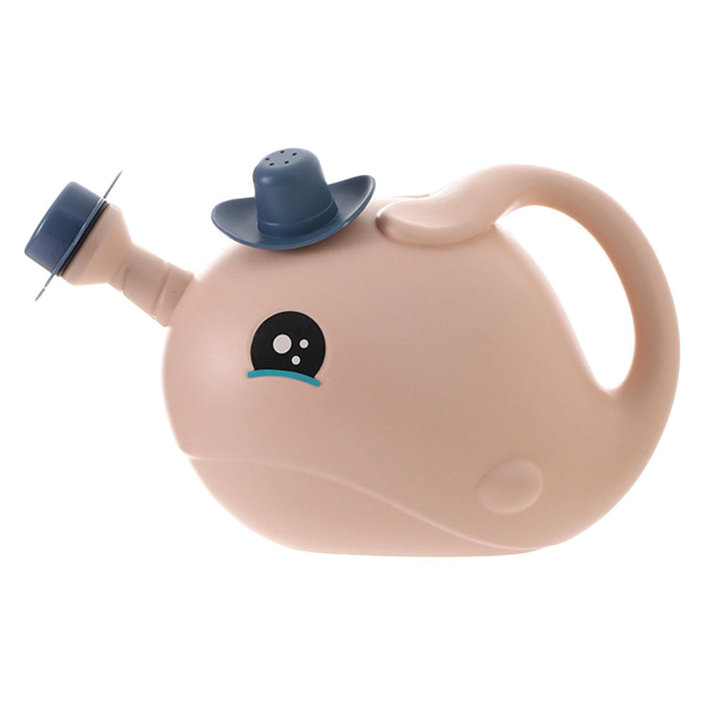 Watering Can - 1 ชิ้น กระถางรดน้ำพลาสติกรูปทรงวาฬ ขนาดเล็ก สำหรับรดน้ำต้นไม้ในร่มและกลางแจ้ง ดอกไม้