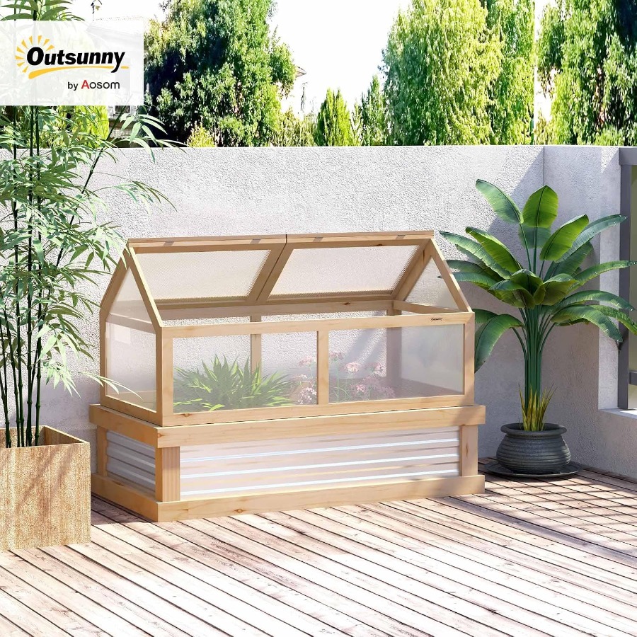 แปลงปลูกแบบยกสูงสำหรับใช้ภายนอ - Raised Garden Bed บทวิจารณ์และราคา