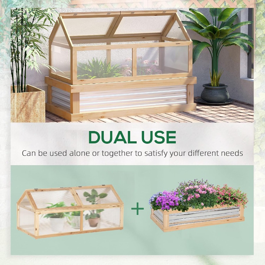แปลงปลูกแบบยกสูงสำหรับใช้ภายนอ - Raised Garden Bed บทวิจารณ์และราคา
