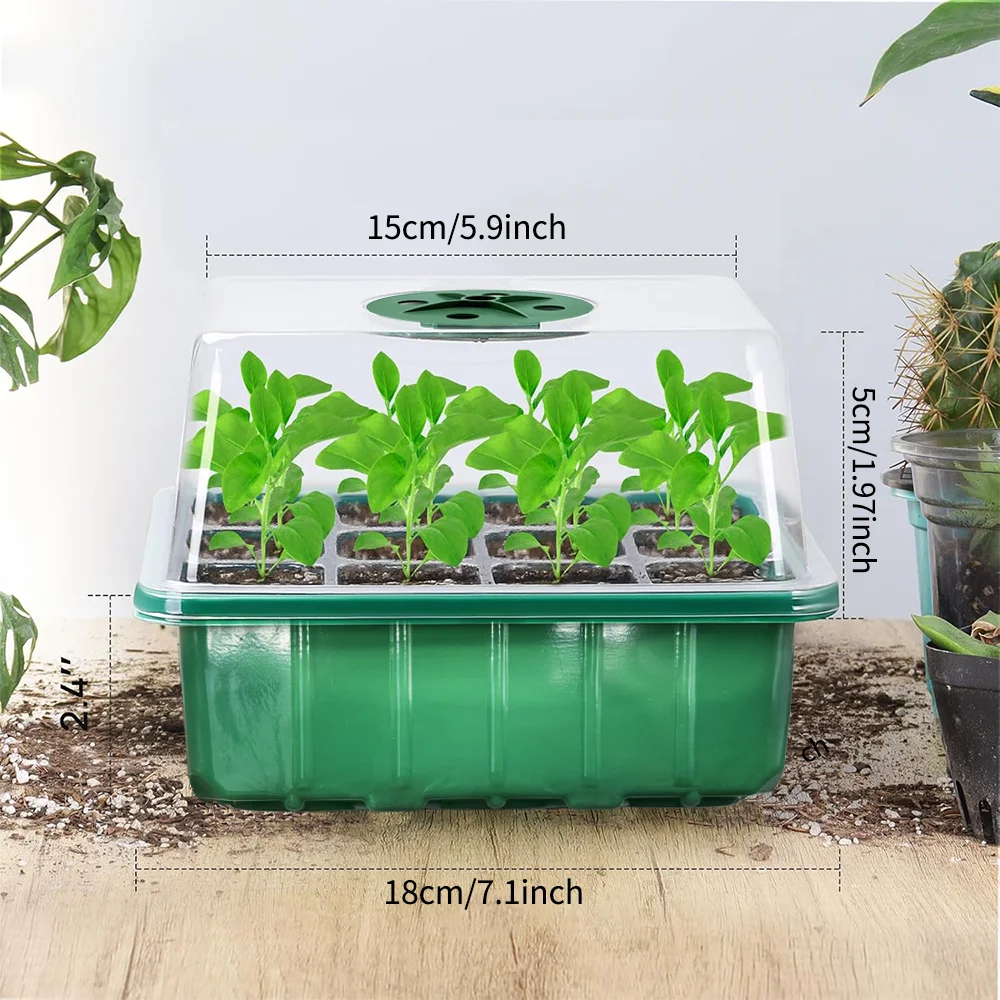 ถาดเพาะเมล็ดพร้อมชุดไฟปลูกต้นไ - Seed Starter Tray บทวิจารณ์และราคา