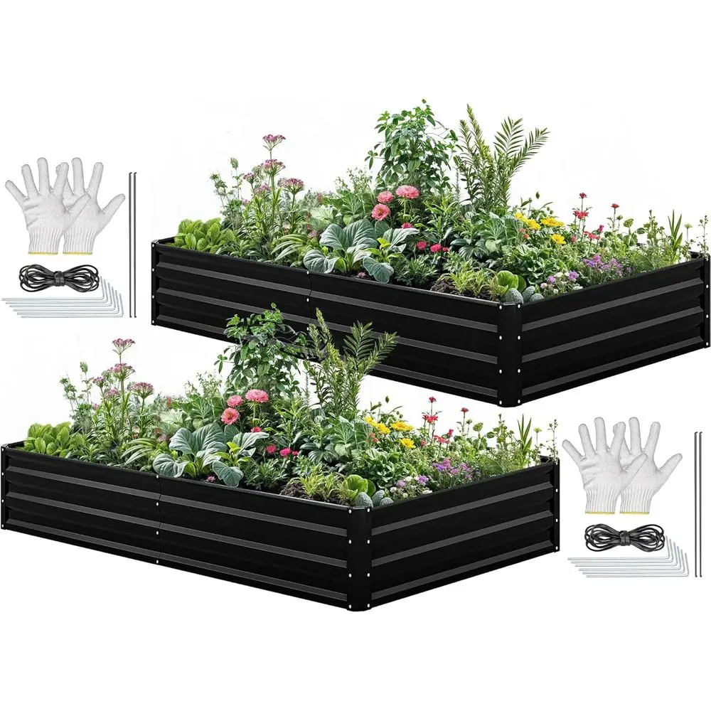 ชุดแปลงปลูกต้นไม้ยกพื้นเหล็กชุ - Garden Gloves บทวิจารณ์และราคา