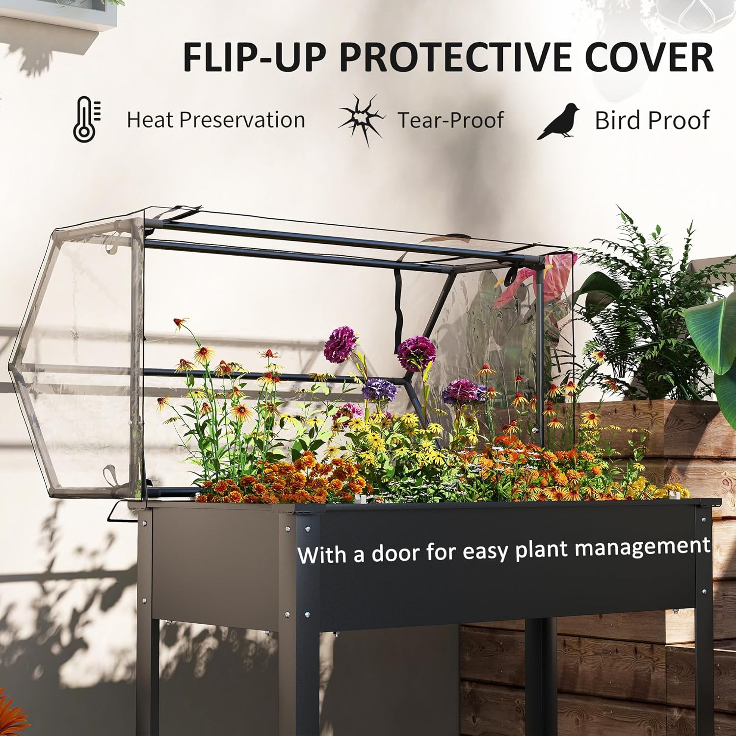 แปลงปลูกผักยกพื้นสำหรับใช้งานก - Raised Garden Bed บทวิจารณ์และราคา