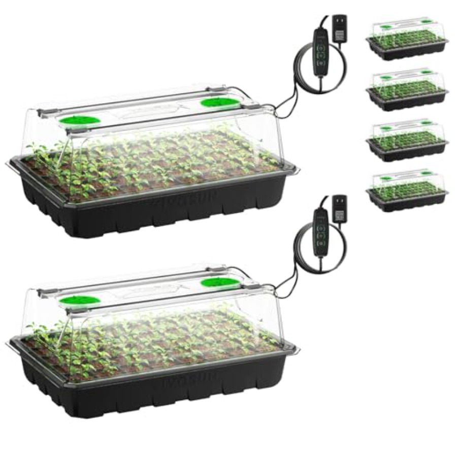 ถาดเพาะเมล็ด 6 แพ็คสำหรับทำสวน - Seed Starter Tray บทวิจารณ์และราคา