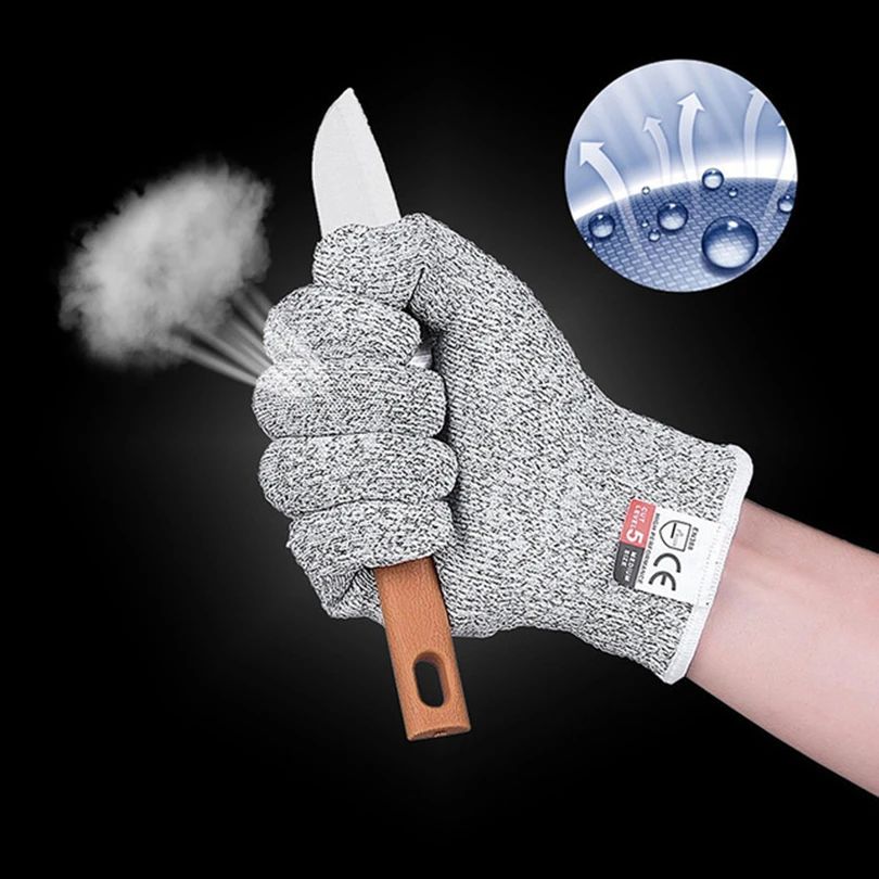 ถุงมือกันบาดระดับ 5 HPPE สำหรั - Garden Gloves บทวิจารณ์และราคา