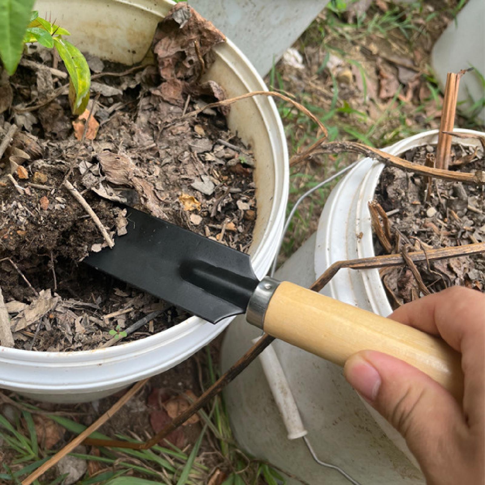 พลั่วสวนขนาดเล็ก ด้ามไม้ อเนกป - Trowel Garden Tools บทวิจารณ์และราคา