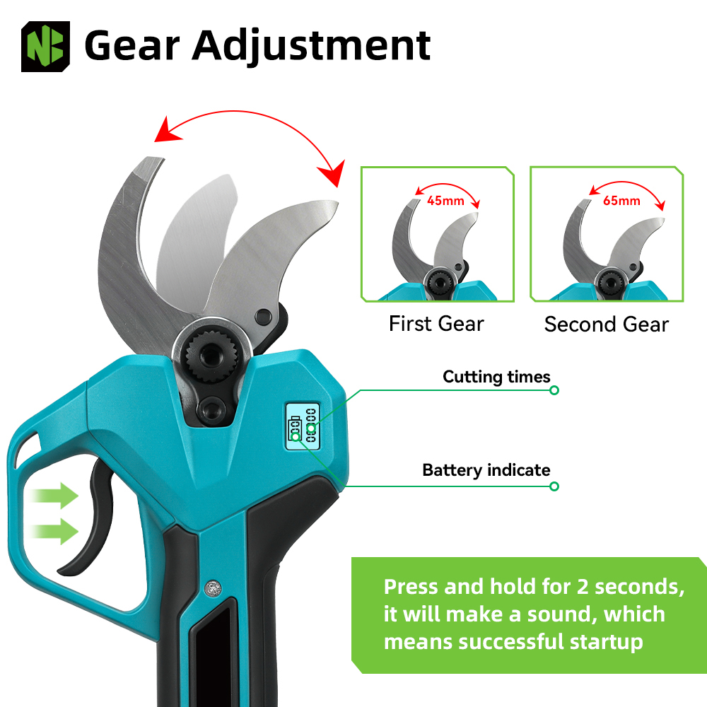 NEWBENY กรรไกรตัดแต่งกิ่งไฟฟ้า - Pruning Shears บทวิจารณ์และราคา