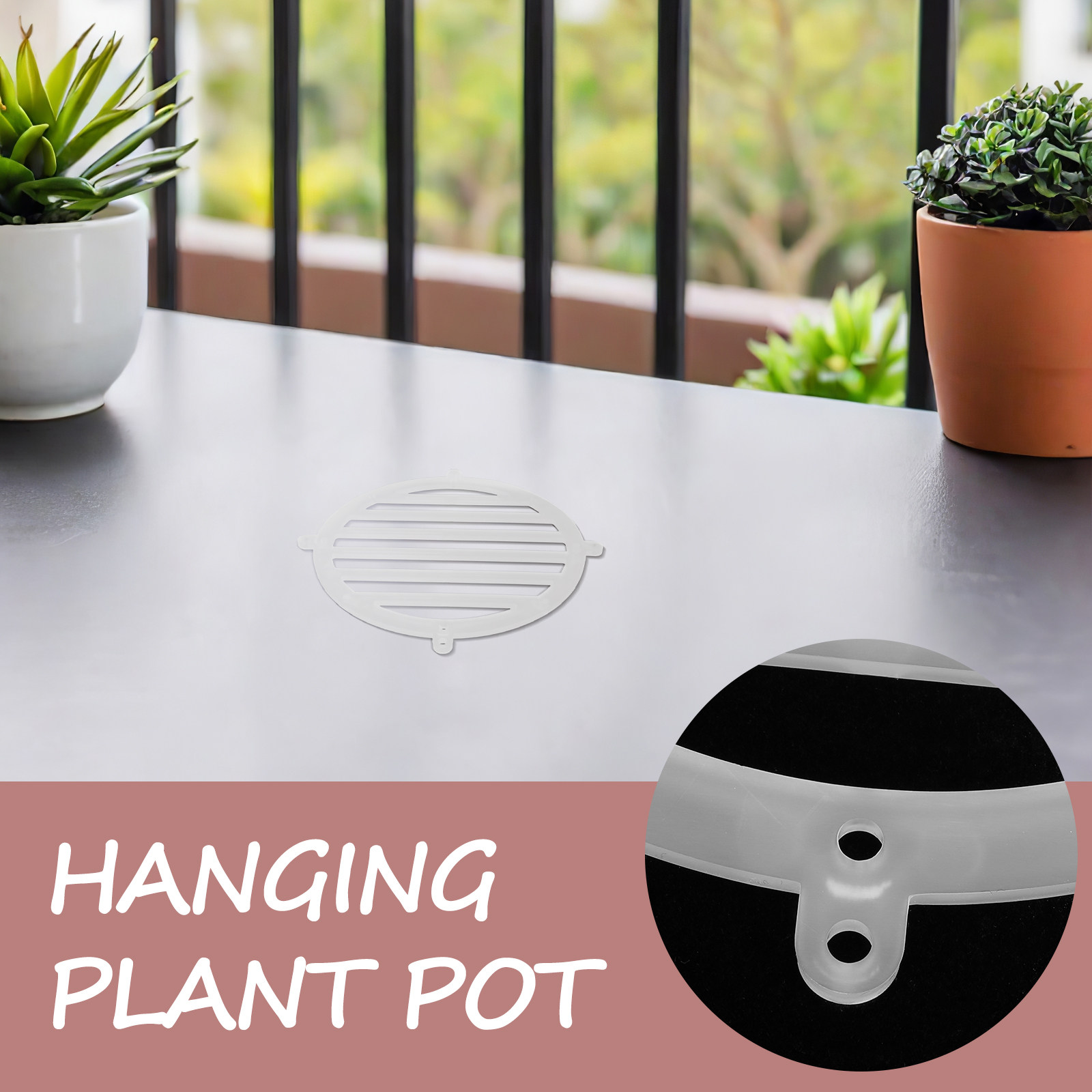 กระถางแขวนต้นเฟิร์น 2 ชิ้น ขนา - Vertical Planter บทวิจารณ์และราคา