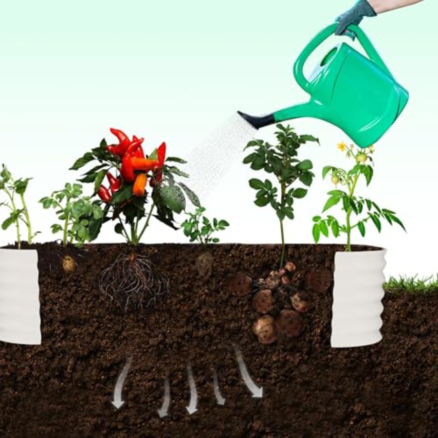 แปลงปลูกผักแบบยกสูงเคลือบสังกะ - Raised Garden Bed บทวิจารณ์และราคา
