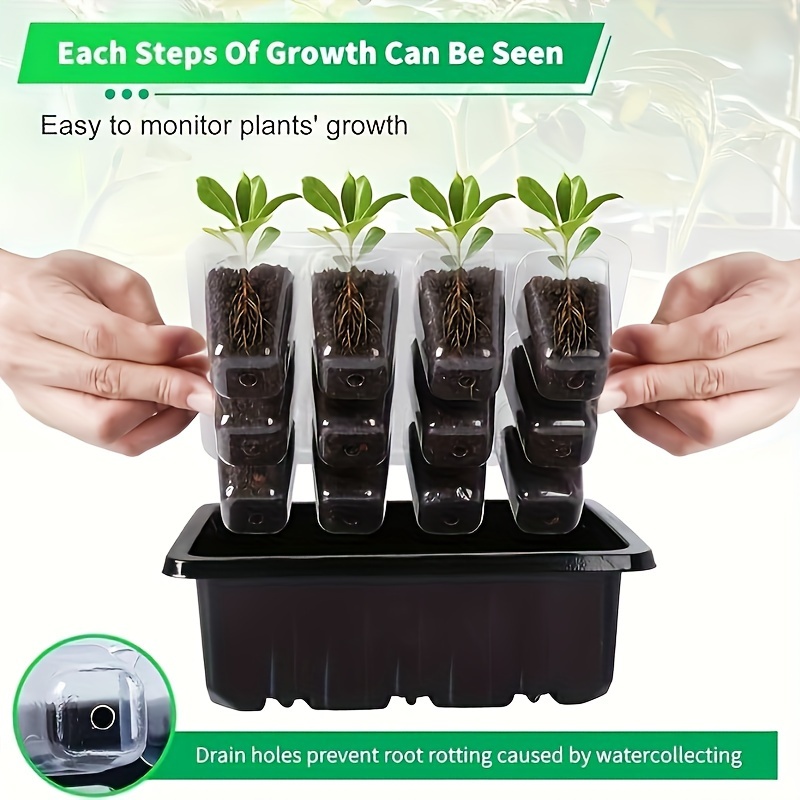 ถาดเพาะเมล็ด 1/2/3 ชิ้น แบบ 12 - Grow Light Led บทวิจารณ์และราคา