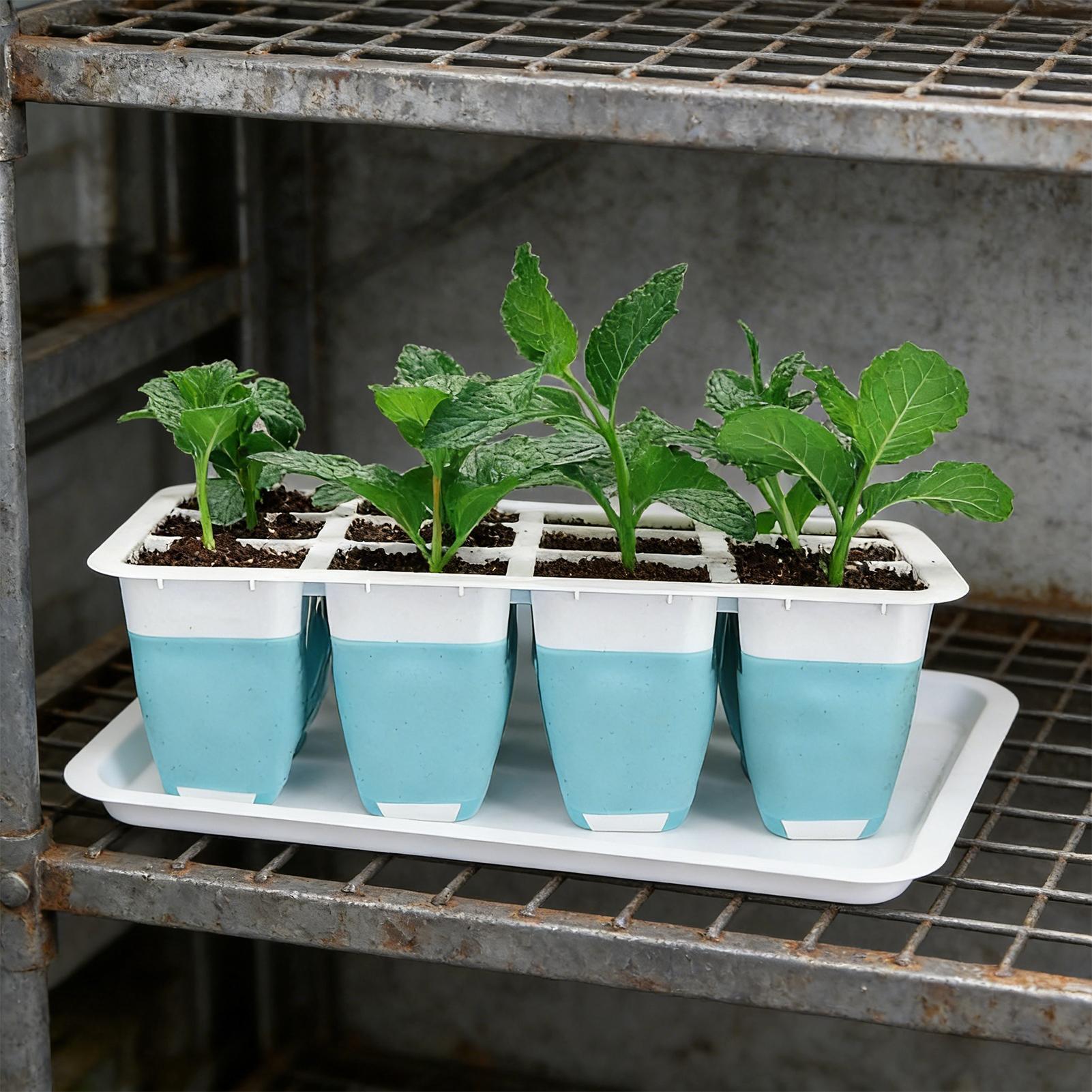 ถาดเพาะเมล็ดซิลิโคน 5 ชิ้น 60  - Seed Starter Tray บทวิจารณ์และราคา
