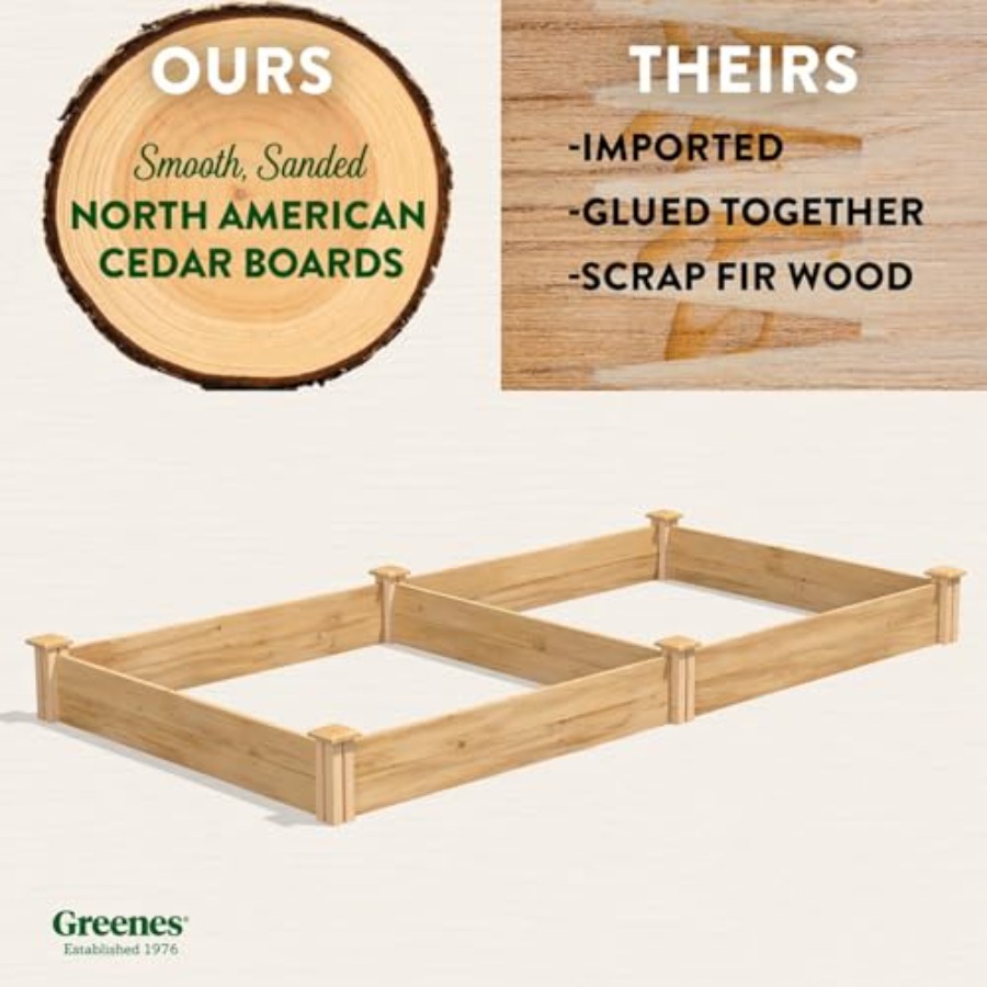 แปลงปลูกผักแบบยกสูงสำหรับใช้ภา - Raised Garden Bed บทวิจารณ์และราคา