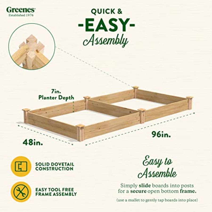 แปลงปลูกผักแบบยกสูงสำหรับใช้ภา - Raised Garden Bed บทวิจารณ์และราคา
