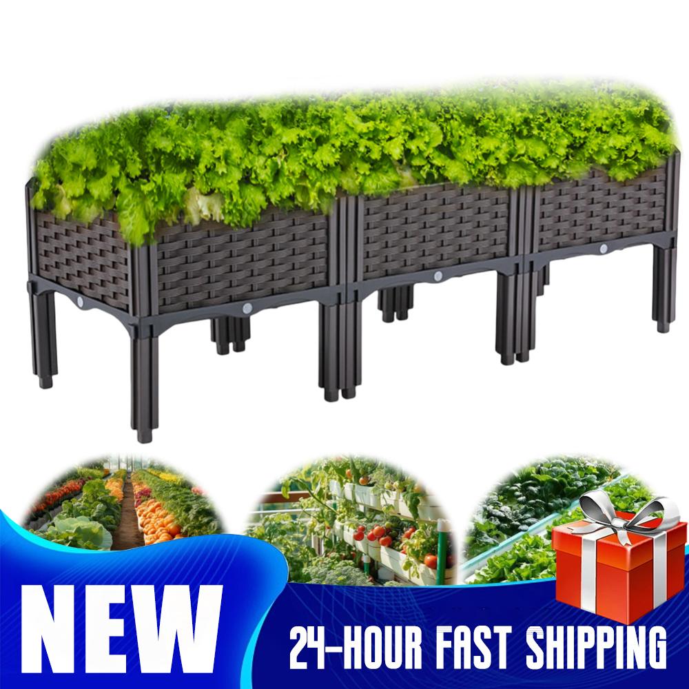 กระบะปลูกต้นไม้ยกพื้นพร้อมระบบ - Self Watering Planter บทวิจารณ์และราคา