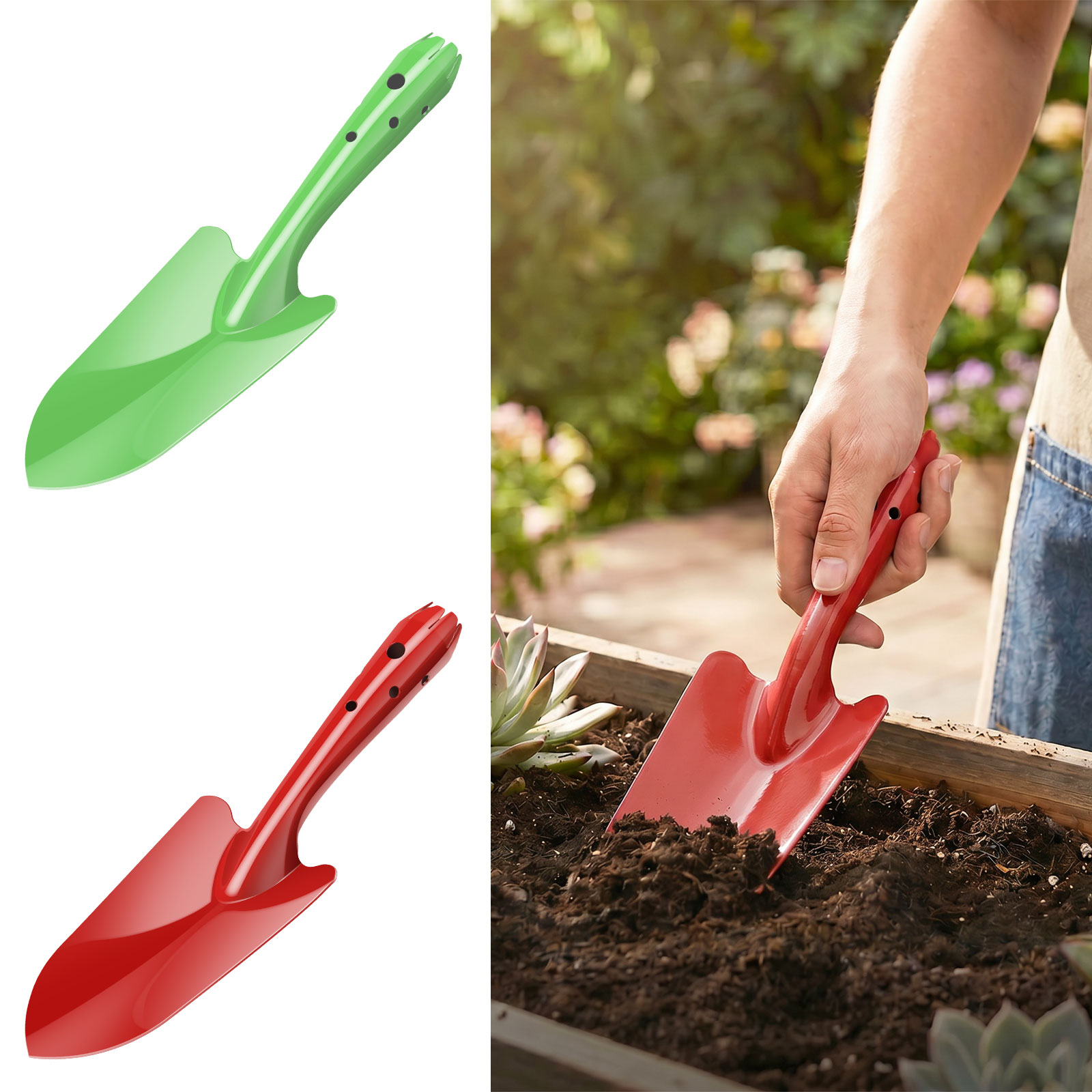 จอบสวนโลหะกันสนิม จอบมือขนาดเล - Trowel Garden Tools บทวิจารณ์และราคา