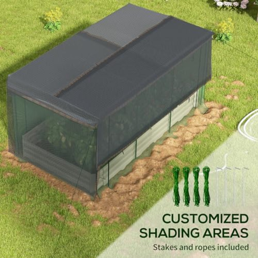 แปลงปลูกผักยกพื้นชุบสังกะสี ขน - Raised Garden Bed บทวิจารณ์และราคา
