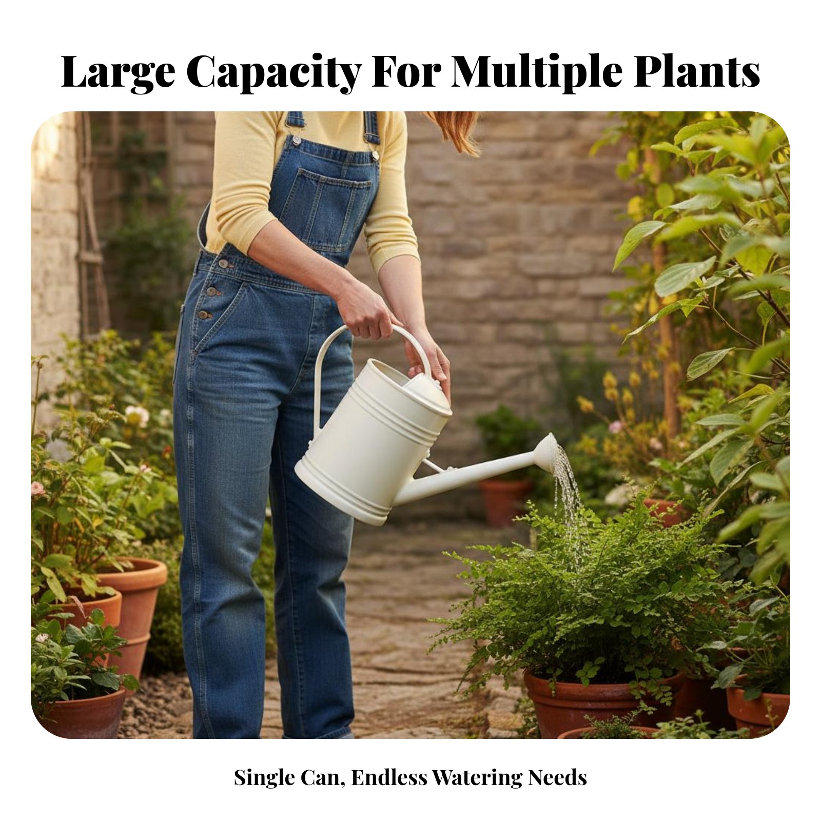 บัวรดน้ำแบบพกพาพร้อมพวยยาว สำห - Watering Can บทวิจารณ์และราคา
