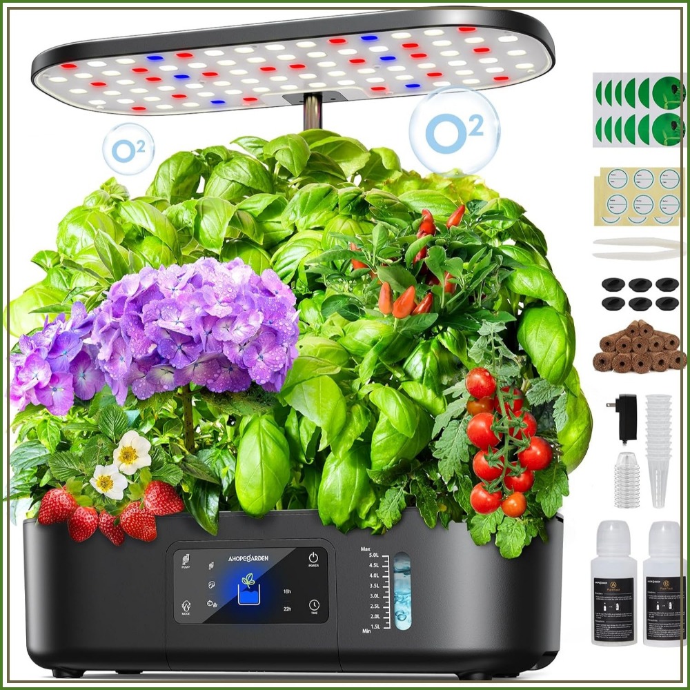 สวนไฮโดรโปนิกส์ในร่ม 12 ช่อง พ - Indoor Herb Garden บทวิจารณ์และราคา