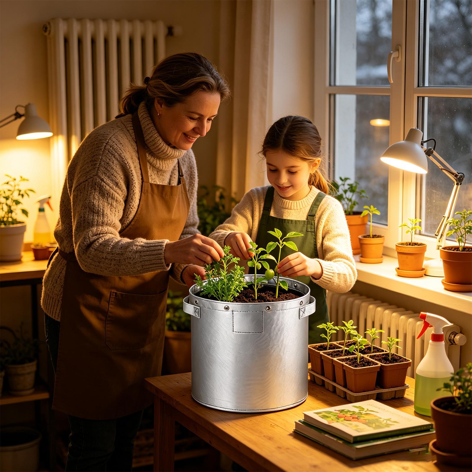 ถุงปลูกต้นไม้ กระถางย้ายกล้าสต - Grow Bag บทวิจารณ์และราคา