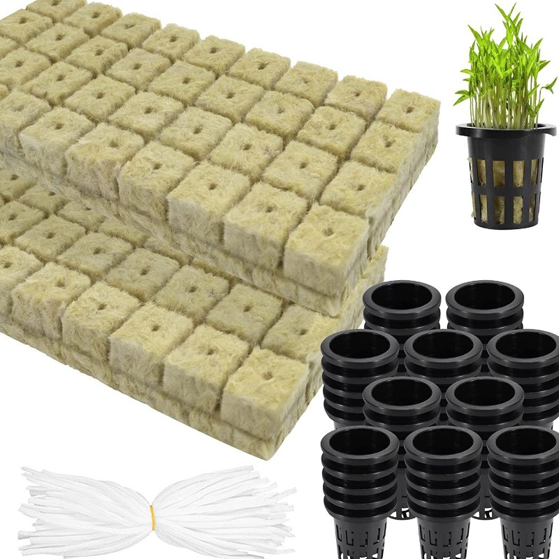 ก้อน Rockwool แบบไฮโดรโพนิก 72 - Hydroponic Kit บทวิจารณ์และราคา