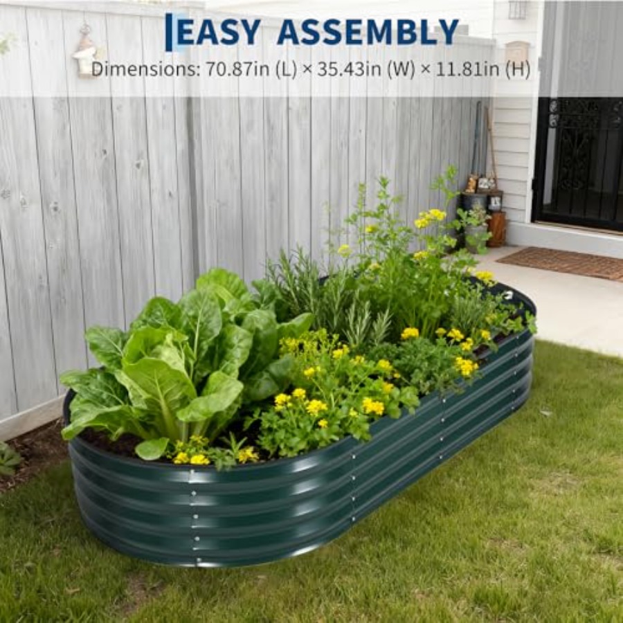 ชุดแปลงปลูกผักแบบยกสูงสำหรับใช - Raised Garden Bed บทวิจารณ์และราคา